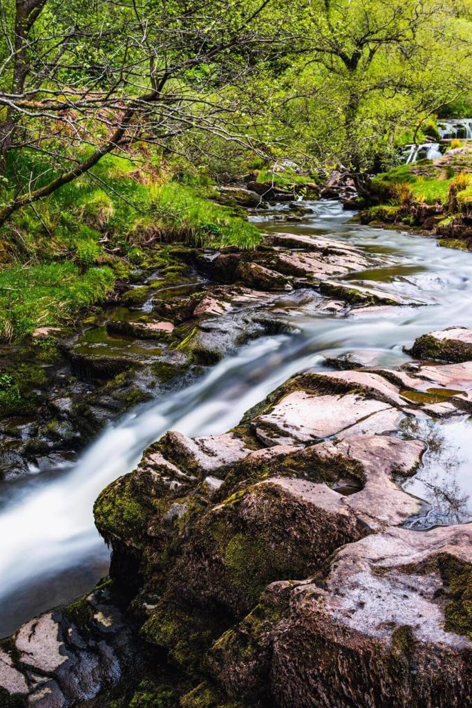 Blaen-y-Glyn Isaf Waterfall, Brecon Beacons National Park