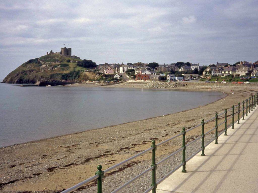 Criccieth Beach on the Llyn Peninsula